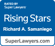 Richard A. Samaniego's Rising Stars Badge Rated By Super Lawyers